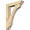 Ekena Millwork Legacy Slat Rough Sawn Bracket w/ Offset Brace, Douglas Fir, 6"W x 28"D x 36"H BKT0604X28X36LEC06RDF - alternate 1